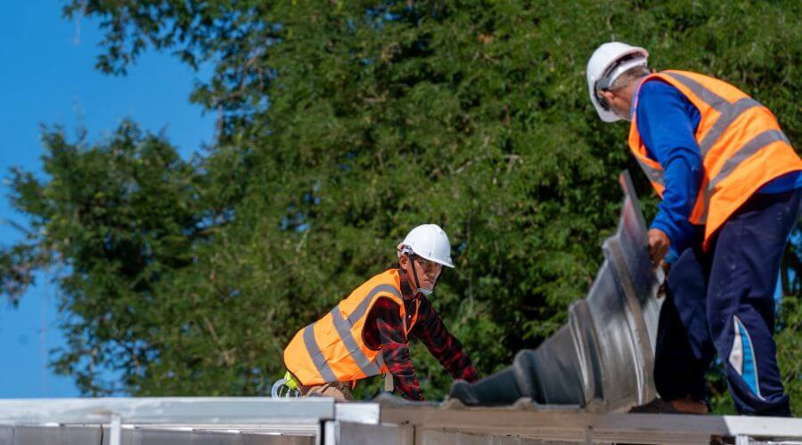 Professional metal roof installation in High Ridge, MO